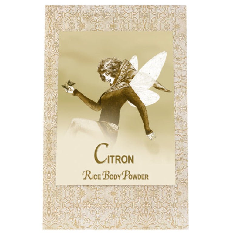 Citron Rice Body Powder Refill with Vitamin E - 8oz Package