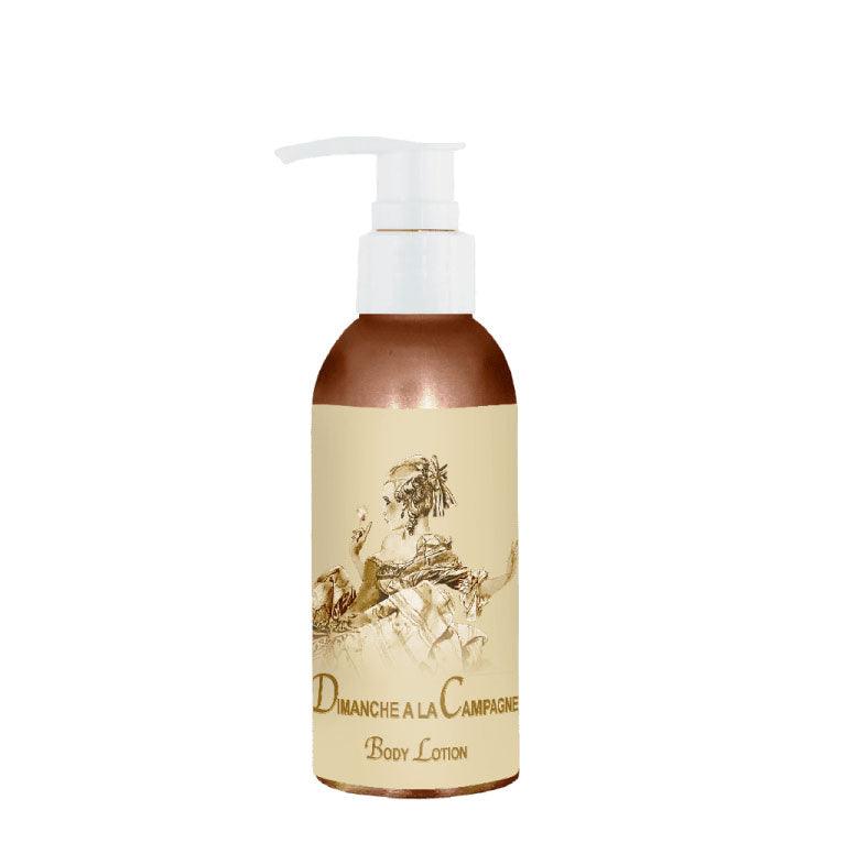 Dimanche a la Campagne Body Lotion 4oz, French fragrance, skin-smoothing, cruelty-free.