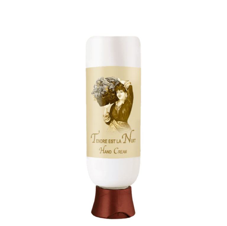 Tendre est la Nuit Hand Cream 4 oz bottle with vintage label design.
