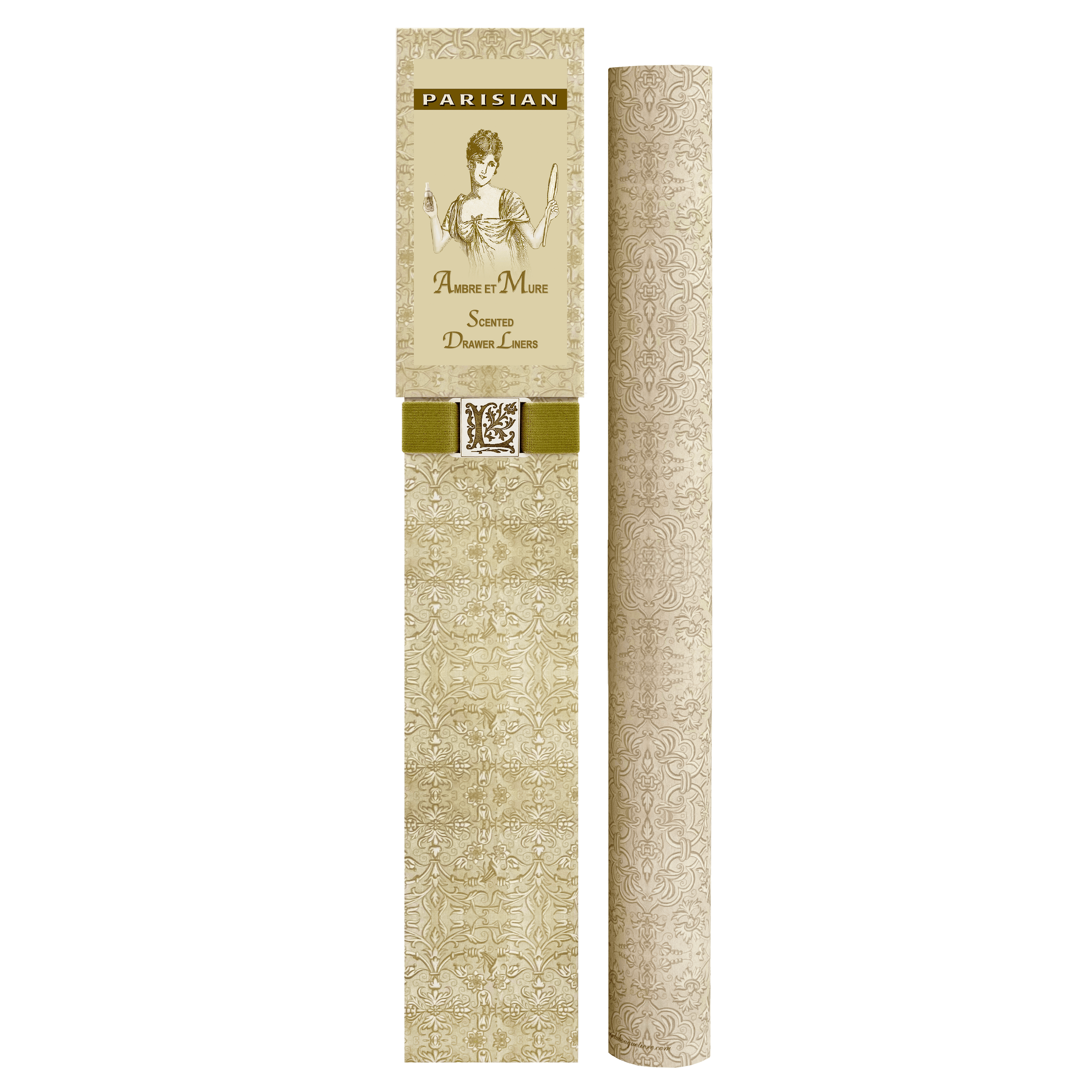 Drawer Liners - Ambre et Mure Scented Set of 6 for Elegant Fragrance
