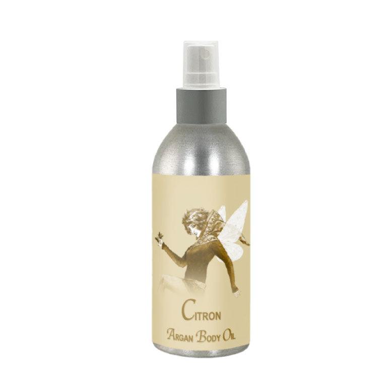 Citrus Body Oil with Argan– Citron Scent with Greens & Soft Incense...