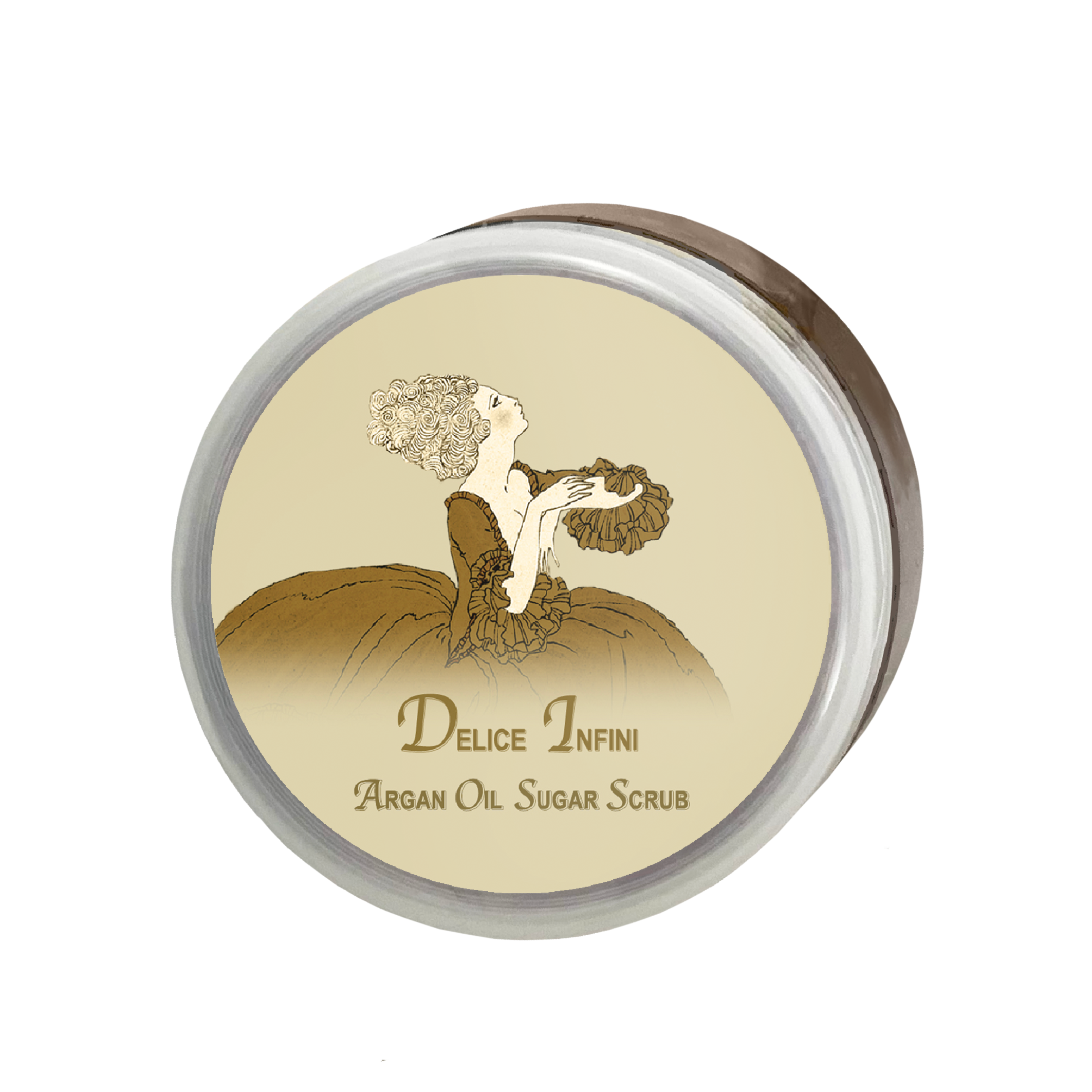 Delice Infini Argan Oil Sugar Scrub 12oz.