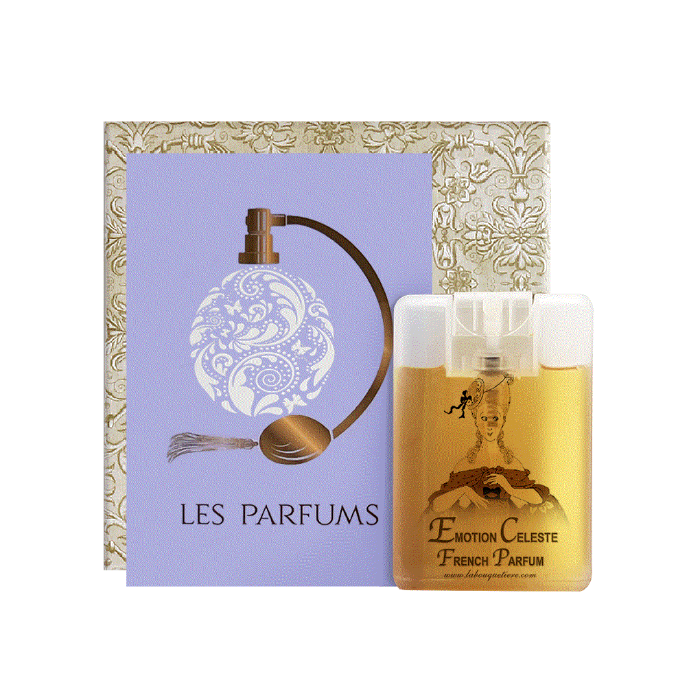 Emotion Celeste Eau de Parfum 20ml spray card, compact design, floral and musky fragrance.