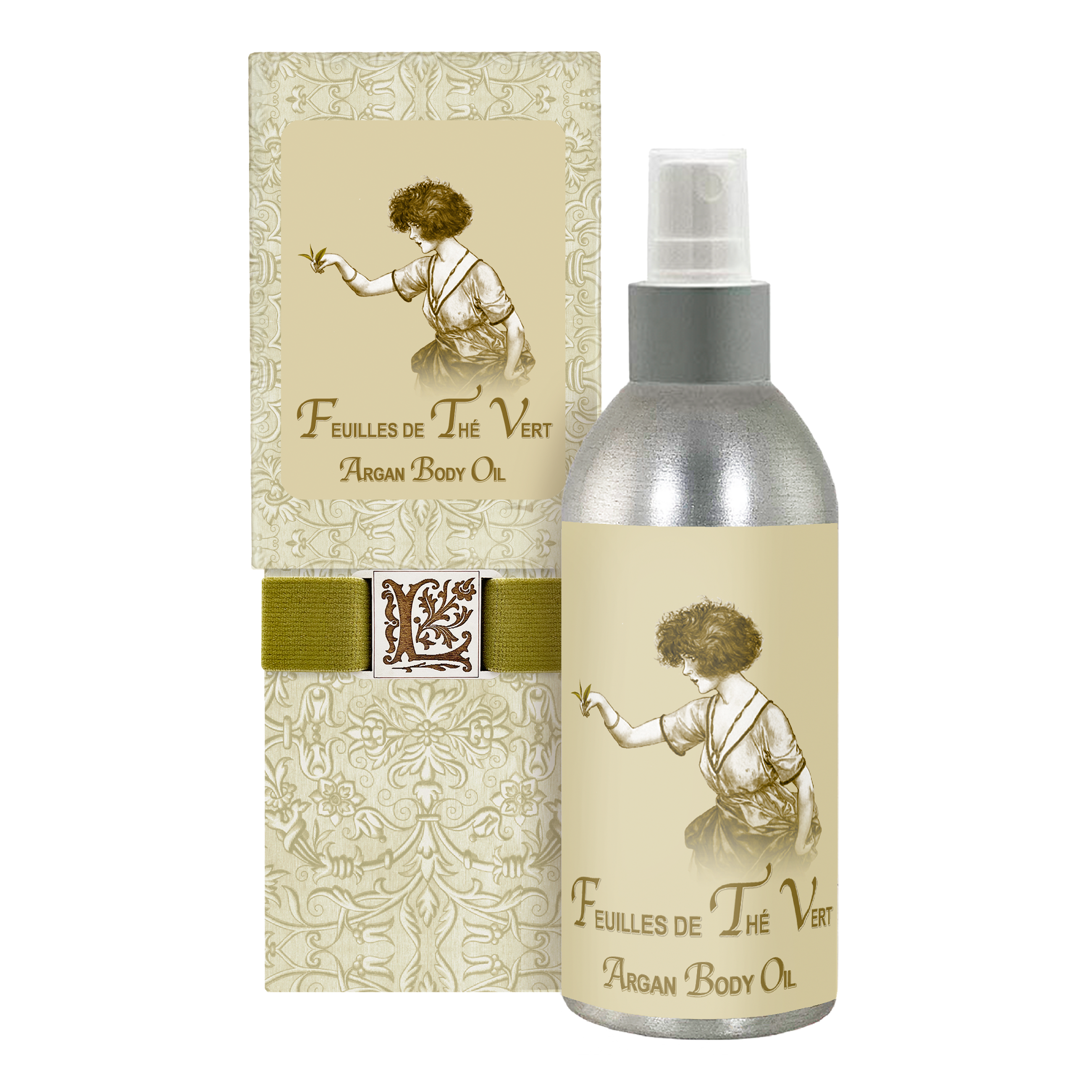 Feuilles de Thé Vert French Body Argan Oil 8oz.