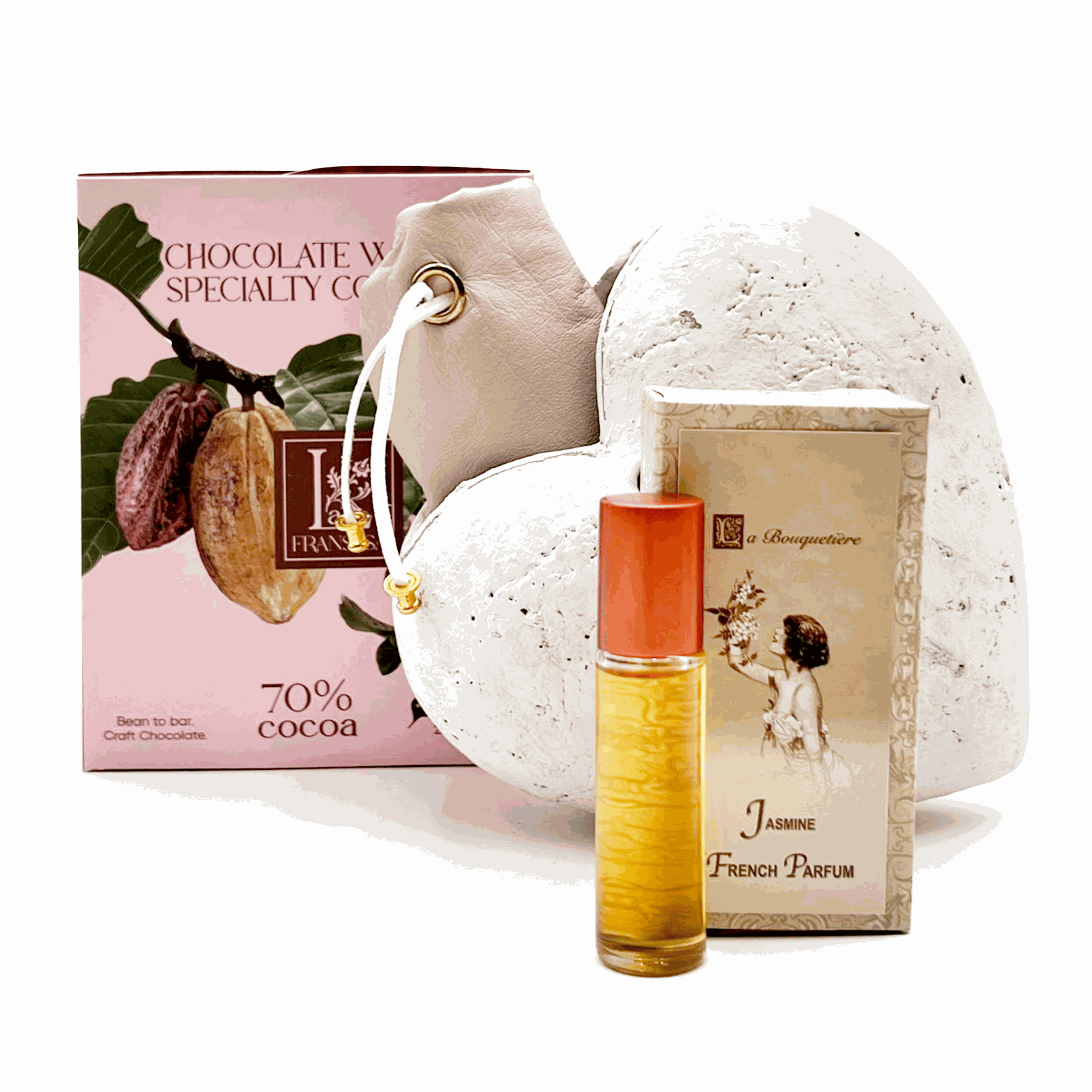 Valentine’s Perfume Roll-On & Chocolate Gift Set