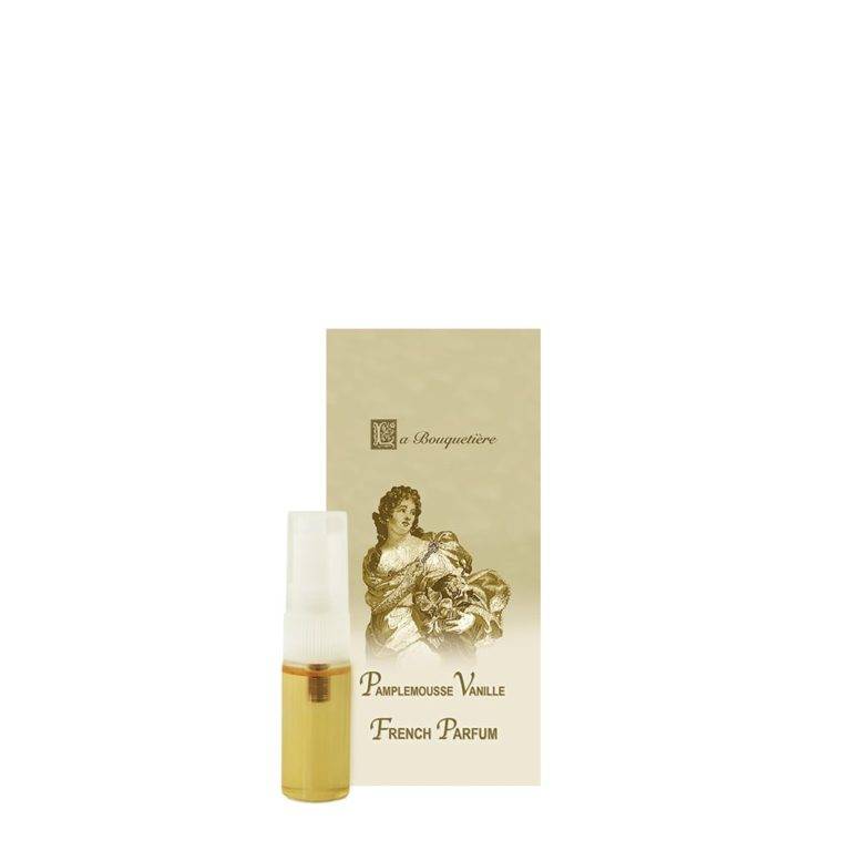 Pamplemousse Vanille Parfum Sample Spray 0.1oz with citrus and vanilla notes.