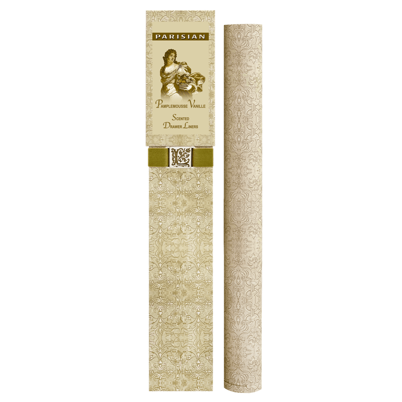 Vanilla Scented Drawer Liners - Elegant Set of 6 for Fragrant Storage.