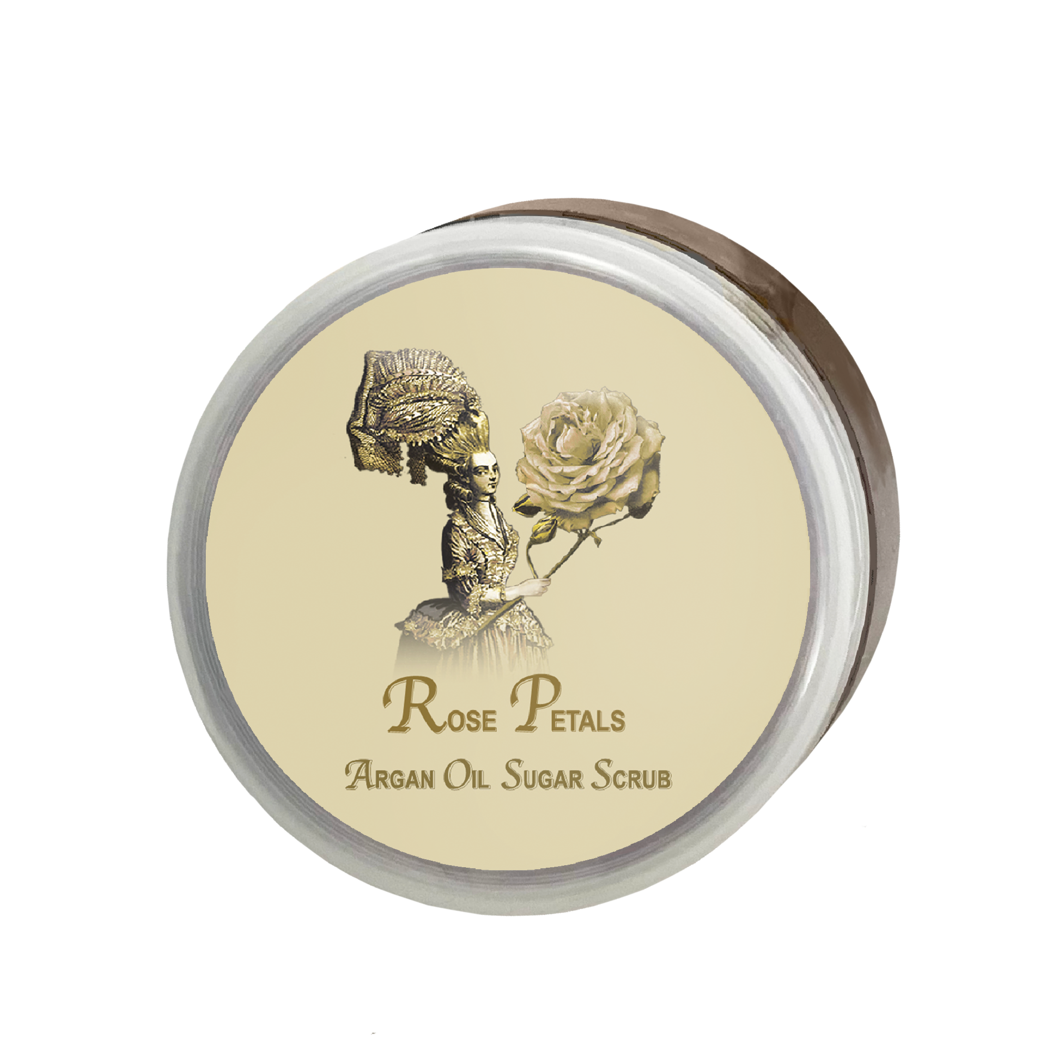 Rose Petals Argan Oil Sugar Scrub 12oz.