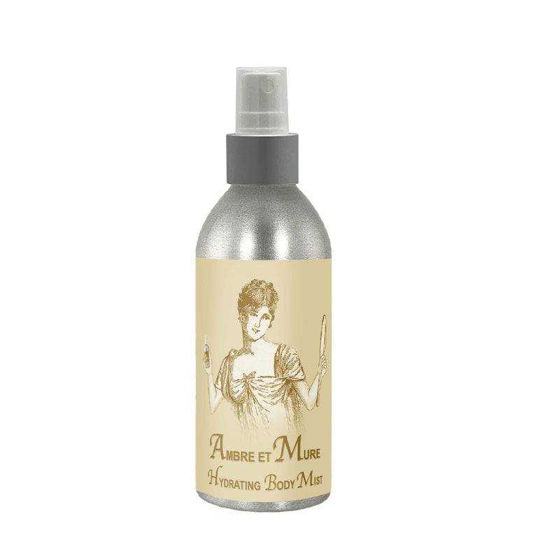 Ambre et Mure Hydrating Mist 8oz bottle with vintage label and spray nozzle.