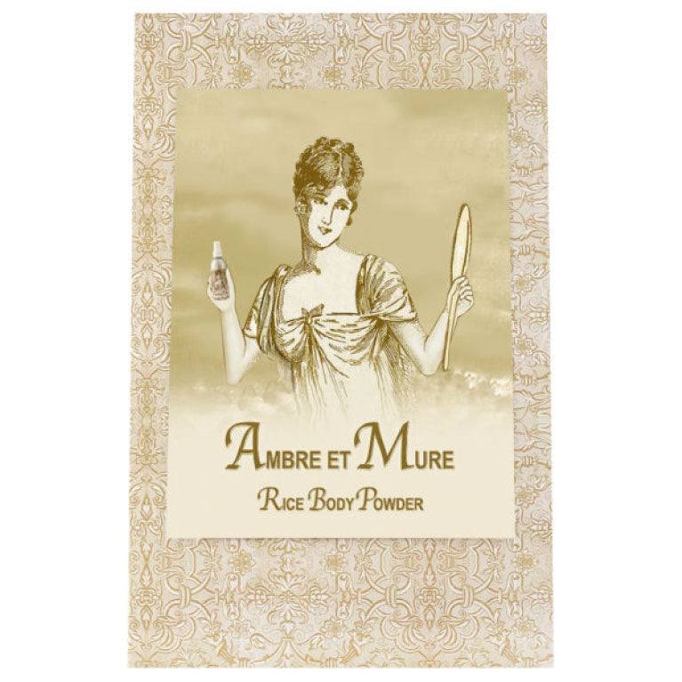 Ambre et Mure Rice Body Powder Refill 8oz.