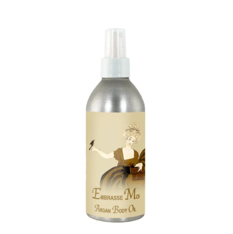 Fragrant Body Oil with Argan – Embrasse Moi with Rose & Green Apple