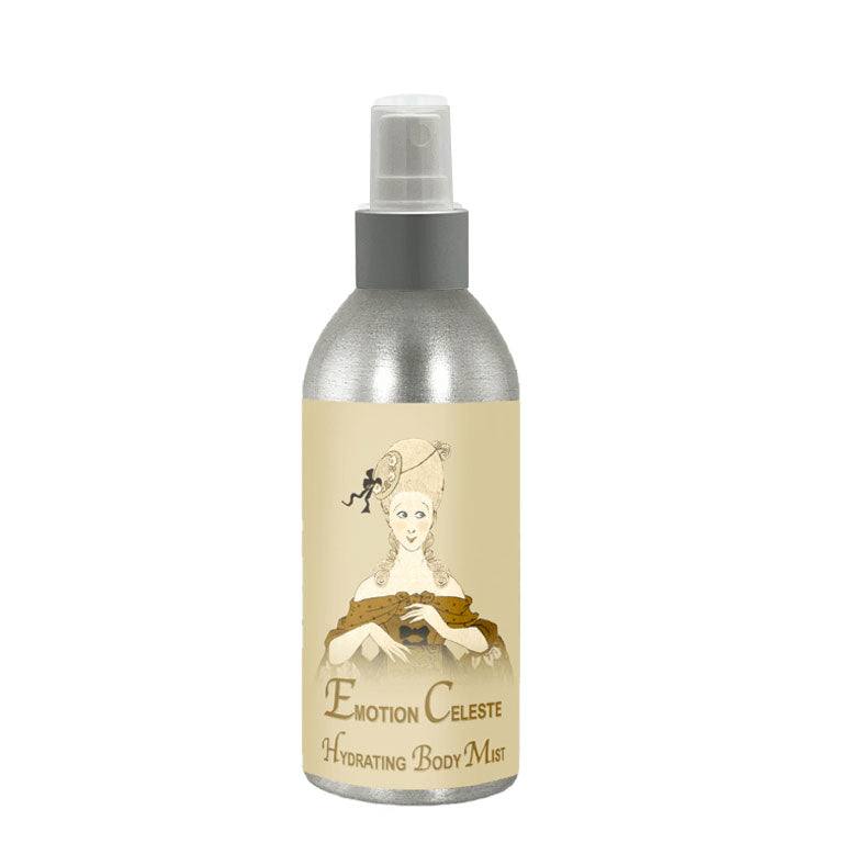 Emotion Celeste Hydrating Mist 8oz bottle providing skin hydration and stress relief.
