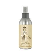 Green Tomato Hydrating Mist 8oz bottle with a vintage label, designed by La Bouquetiere, California.