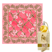 Pamplemousse Vanille Silk Blend Square Scarf – 50" x 50"