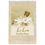 French Lilac Rice Body Powder Refill 8oz packaging with vintage design.
