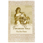 Pamplemousse Vanille Rice Body Powder Refill 8oz package with vintage-style design.