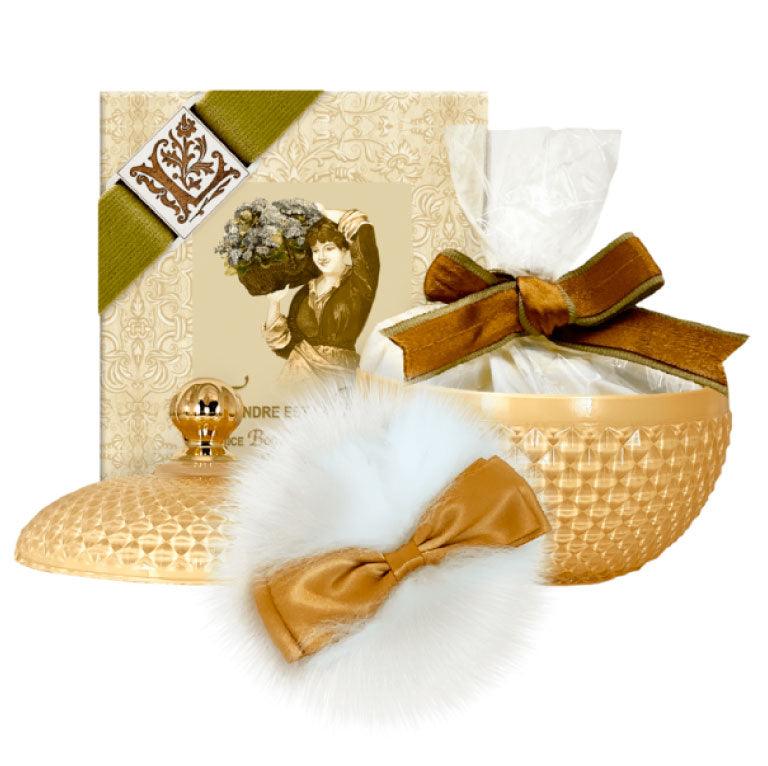 Rice Body Powder – Tendre est la Nuit fragrance in 6oz Glass Vessel.