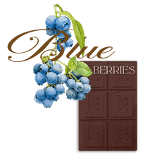 Blueberries - Bean to bar. Craft Chocolate. 70% cocoa