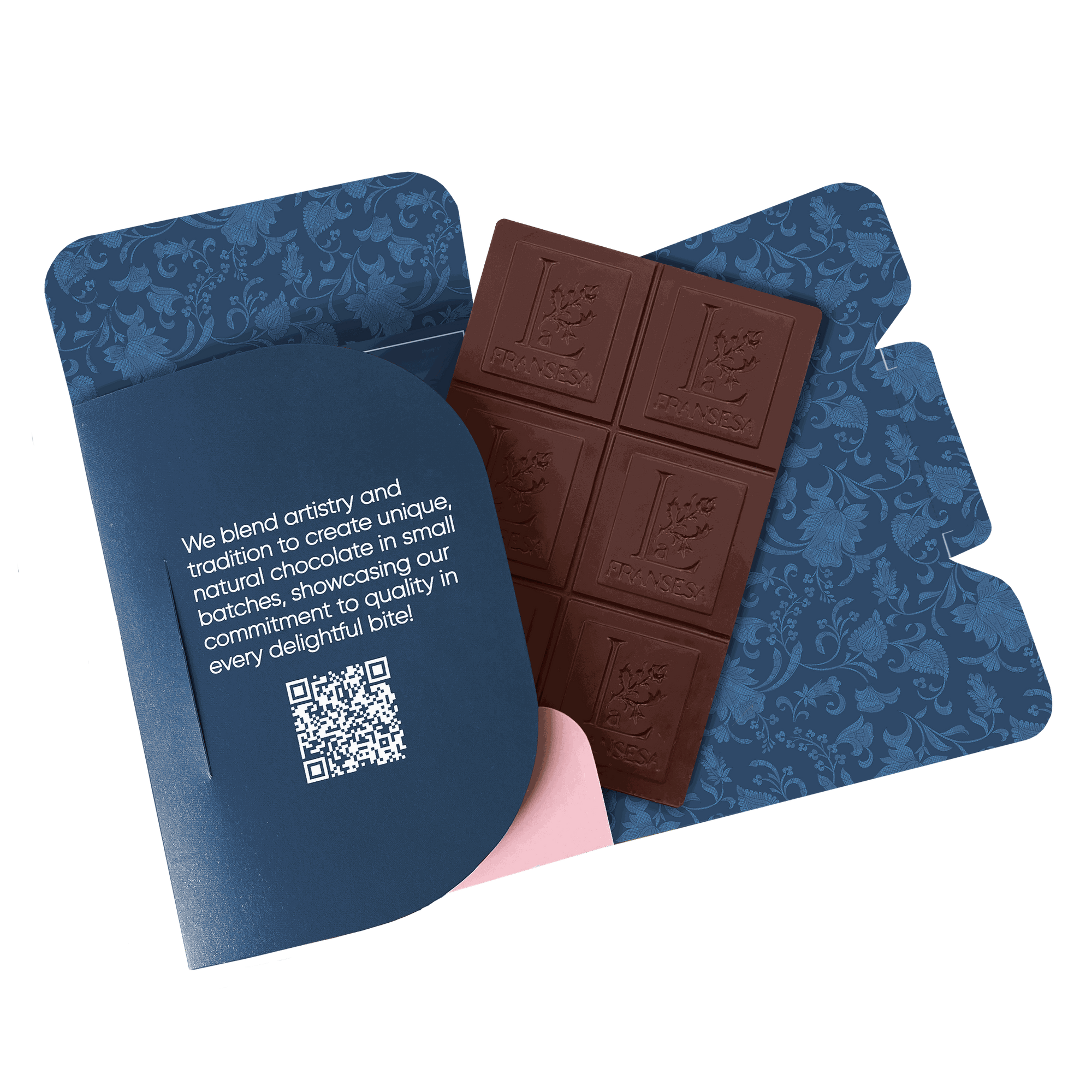 Blueberries - Bean to bar. Craft Chocolate. 70% cocoa