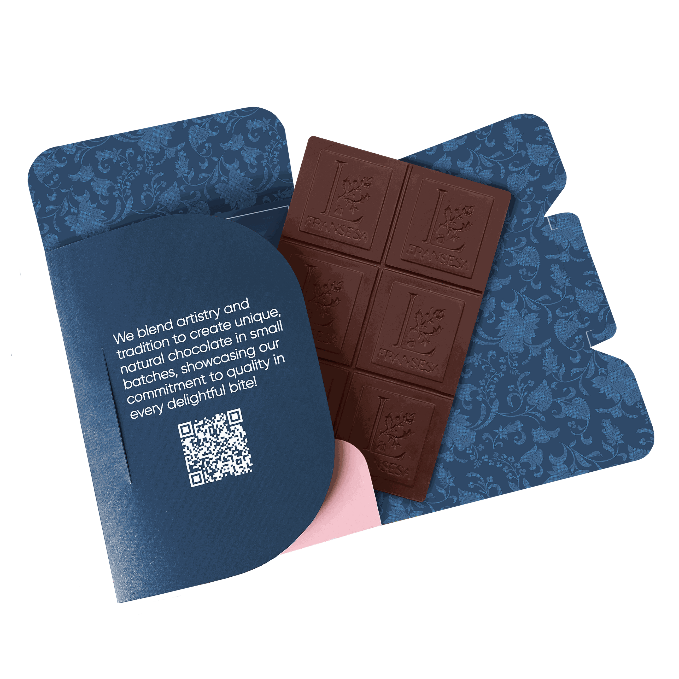 Blueberries - Bean to bar. Craft Chocolate. 70% cocoa