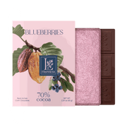 Blueberries - Bean to bar. Craft Chocolate. 70% cocoa
