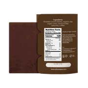 Chocolate with Specialty Coffee - Bean to bar. Craft Chocolate. 70% cocoa