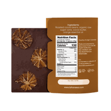 Orange - Bean to bar. Craft Chocolate. 70% cocoa