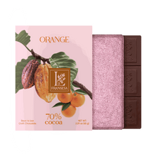 Orange - Bean to bar. Craft Chocolate. 70% cocoa