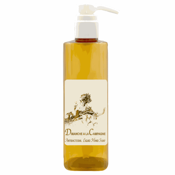 Dimanche a la Campagne Antibacterial Liquid Hand Soap 20oz bottle.