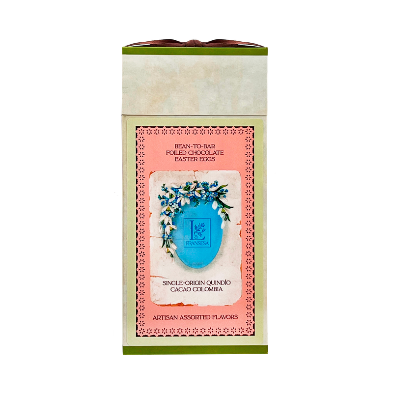 Bean to Bar Foiled Chocolate Easter Eggs – Single-Origin Quindío Cacao (12 Eggs)