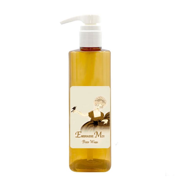 Body Wash with Fragrance - Embrasse Moi French Natural Body Wash 20oz.
