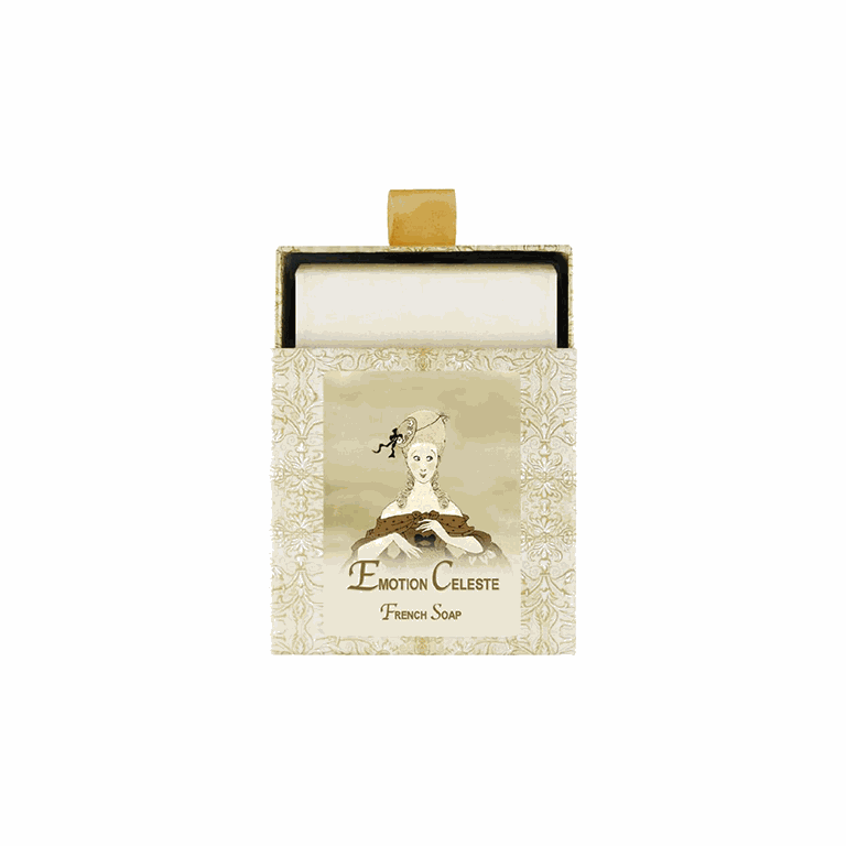 Emotion Celeste French Soap 7oz in decorative packaging.
