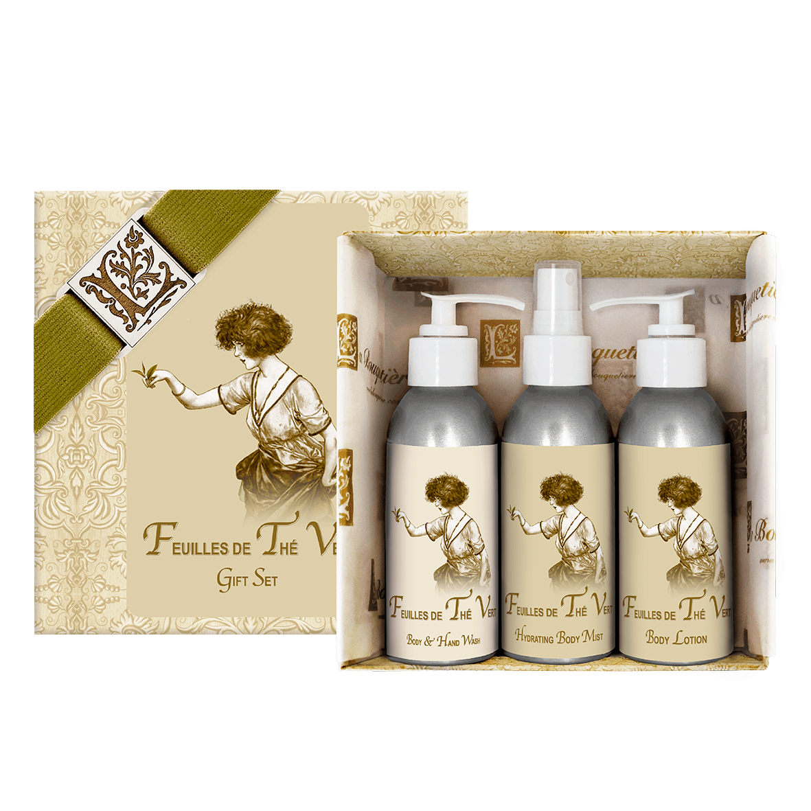 Feuilles de Thé Vert Gift Sets 4oz. ea.