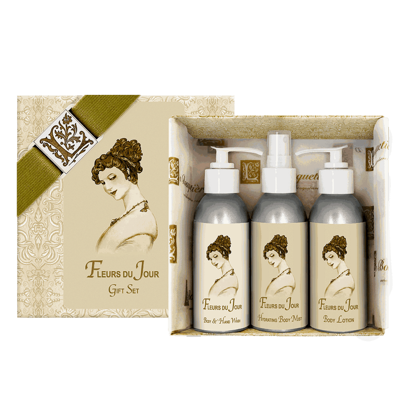 Fleurs du Jour / Marina Blue Gift Set 4oz. ea.