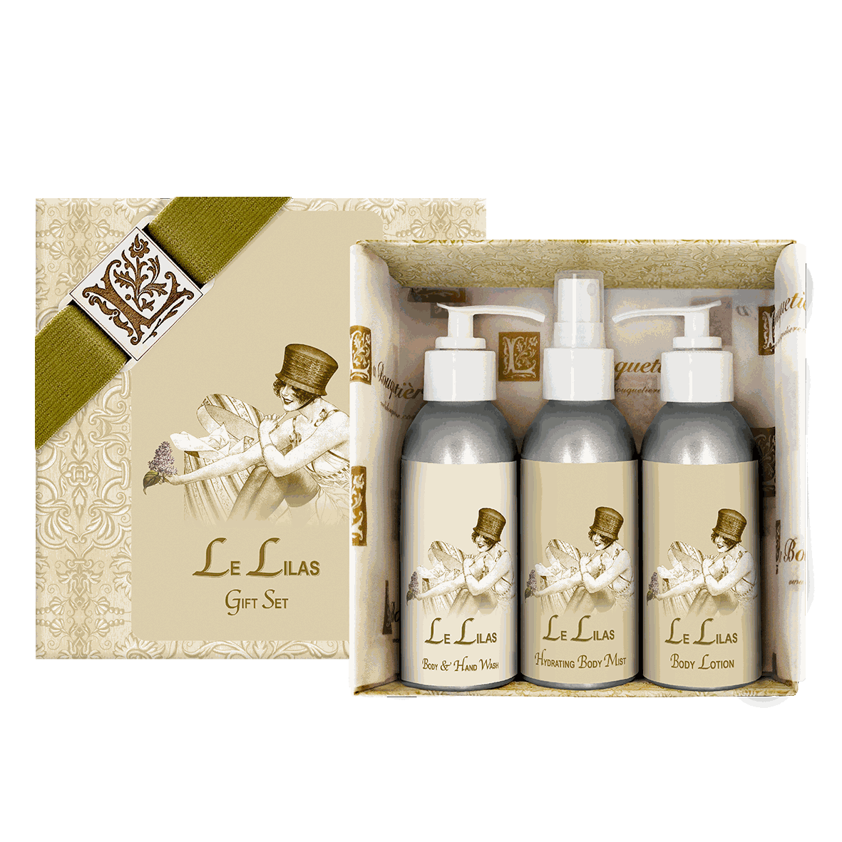 Le Lilas / French Lilac Gift Set 4oz. ea.