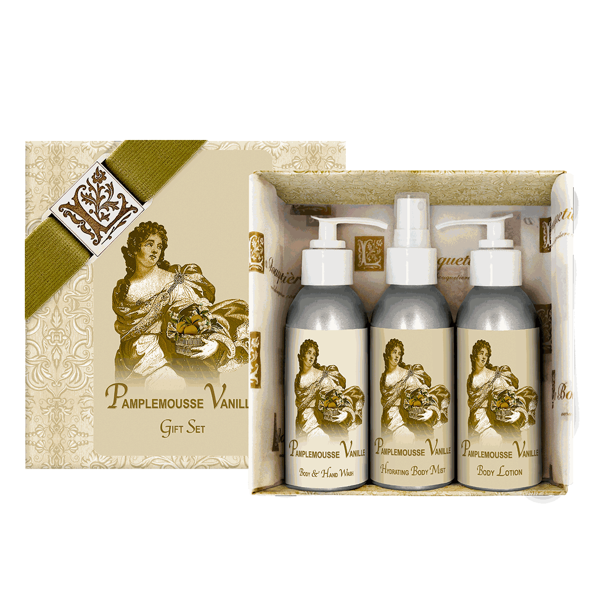 Pamplemousse Vanille Gift Set 4oz. ea.