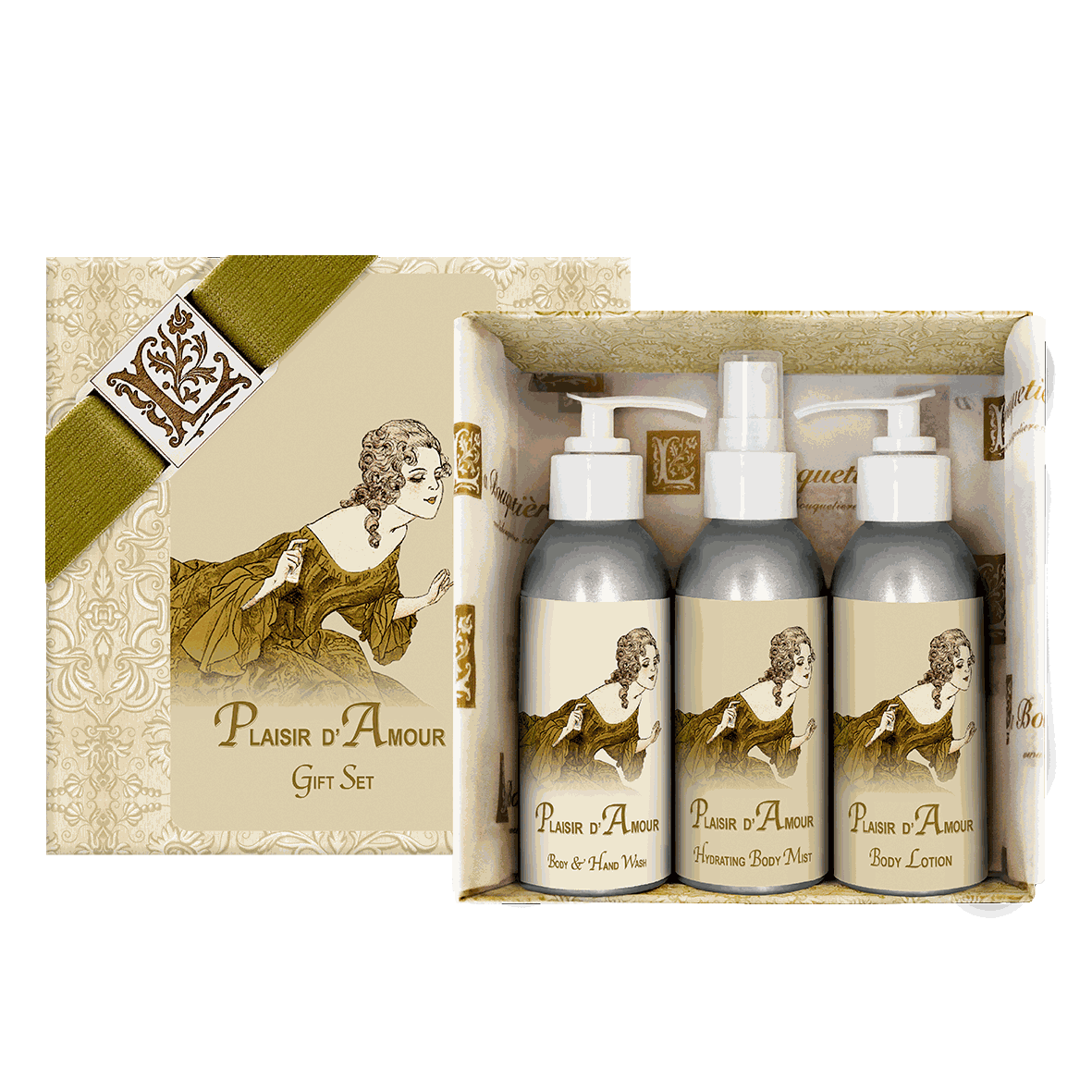 Plaisir d'Amour Gift Set 4oz. ea.