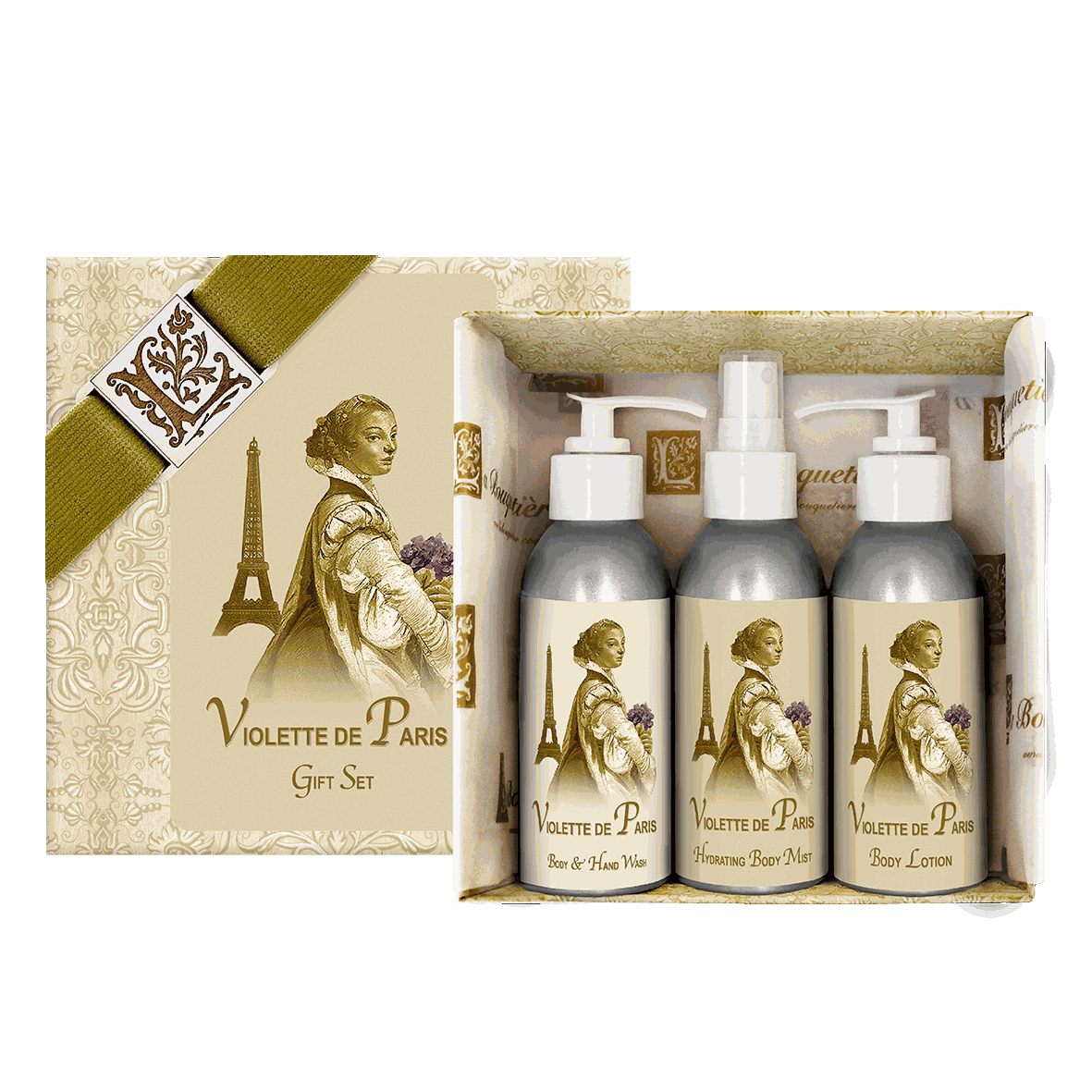 Violette de Paris Gift Sets 4oz. ea.
