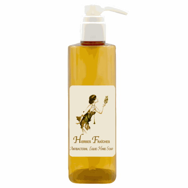 Herbes Fraiches Antibacterial Liquid Hand Soap 20oz with aloe vera and natural fragrances.