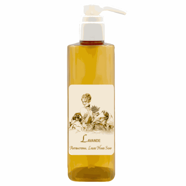 Lavande Antibacterial Liquid Hand Soap 20oz bottle with lavender scent.