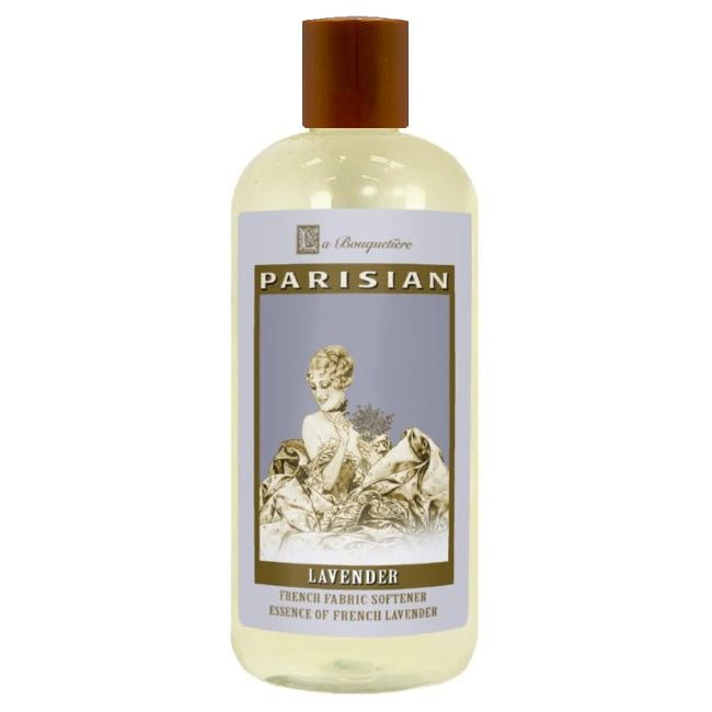 Lavande Fabric Softener 19oz bottle with French lavender fragrance, eco-friendly and ideal for sensitive skin.