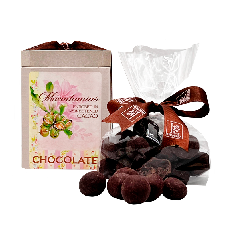 LA FRANSESA Bean-to-Bar Chocolate — Quindío, Colombia. Macadamias - Enrobed in 77% Cacao