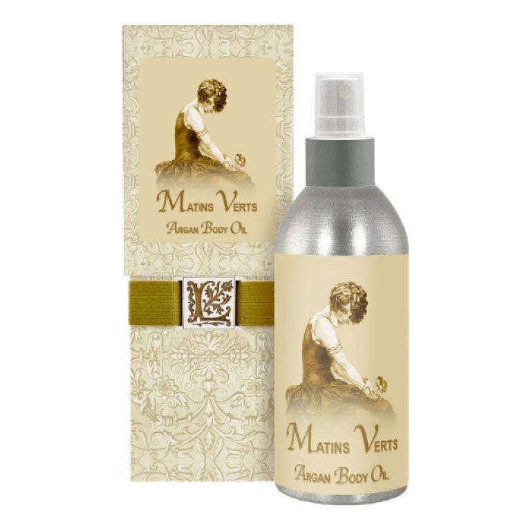 Mandarin Body Oil with Argan – Matins Verts with Lavender & Bergamot..