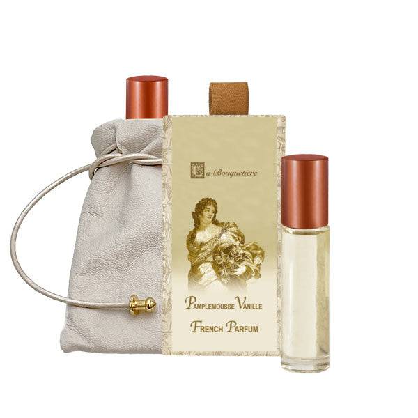Pamplemousse Vanille French Perfume Roll-on 10ml with elegant packaging.