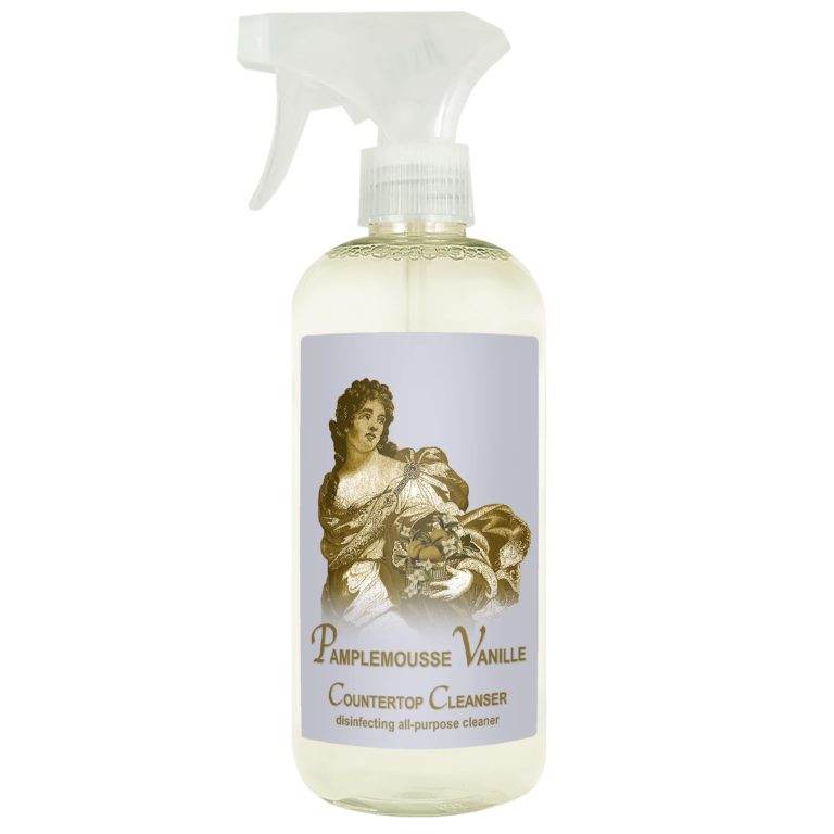 Pamplemousse Vanille Counter Top Cleanser 19oz bottle with natural ingredients for cleaning and fragrance.