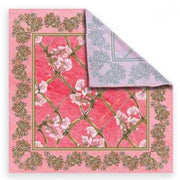 Pamplemousse Vanille Silk Blend Square Scarf – 50" x 50"