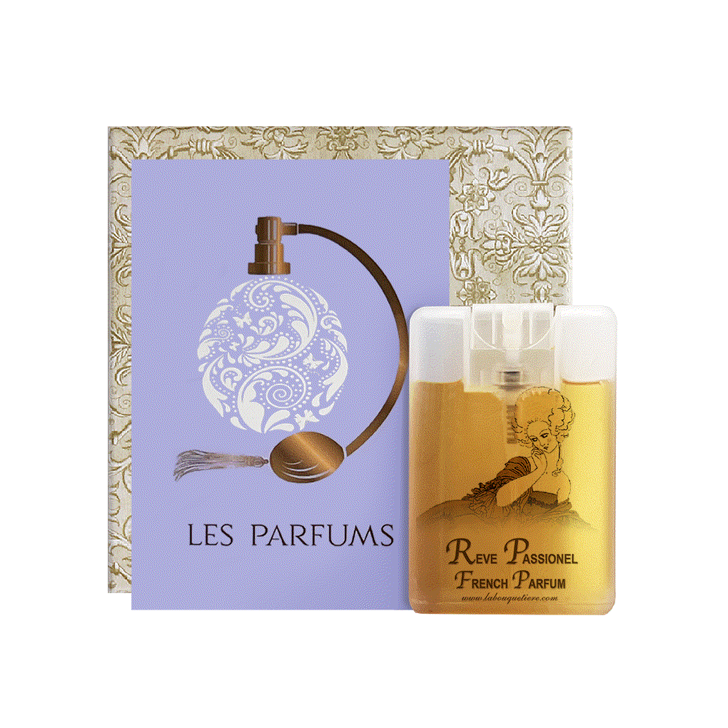 Reve Passionel Eau de Parfum Spray, 20ml card with elegant packaging.