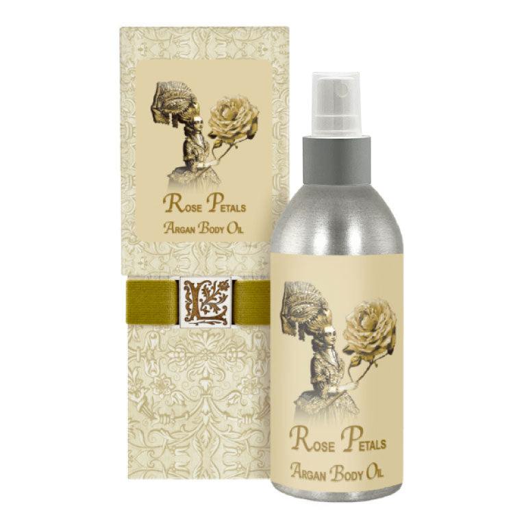 Natural Body Oil Rose Petals French Argan 8oz