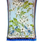 Jasmine Silk Blend Pleated Scarf – 64" x 20"