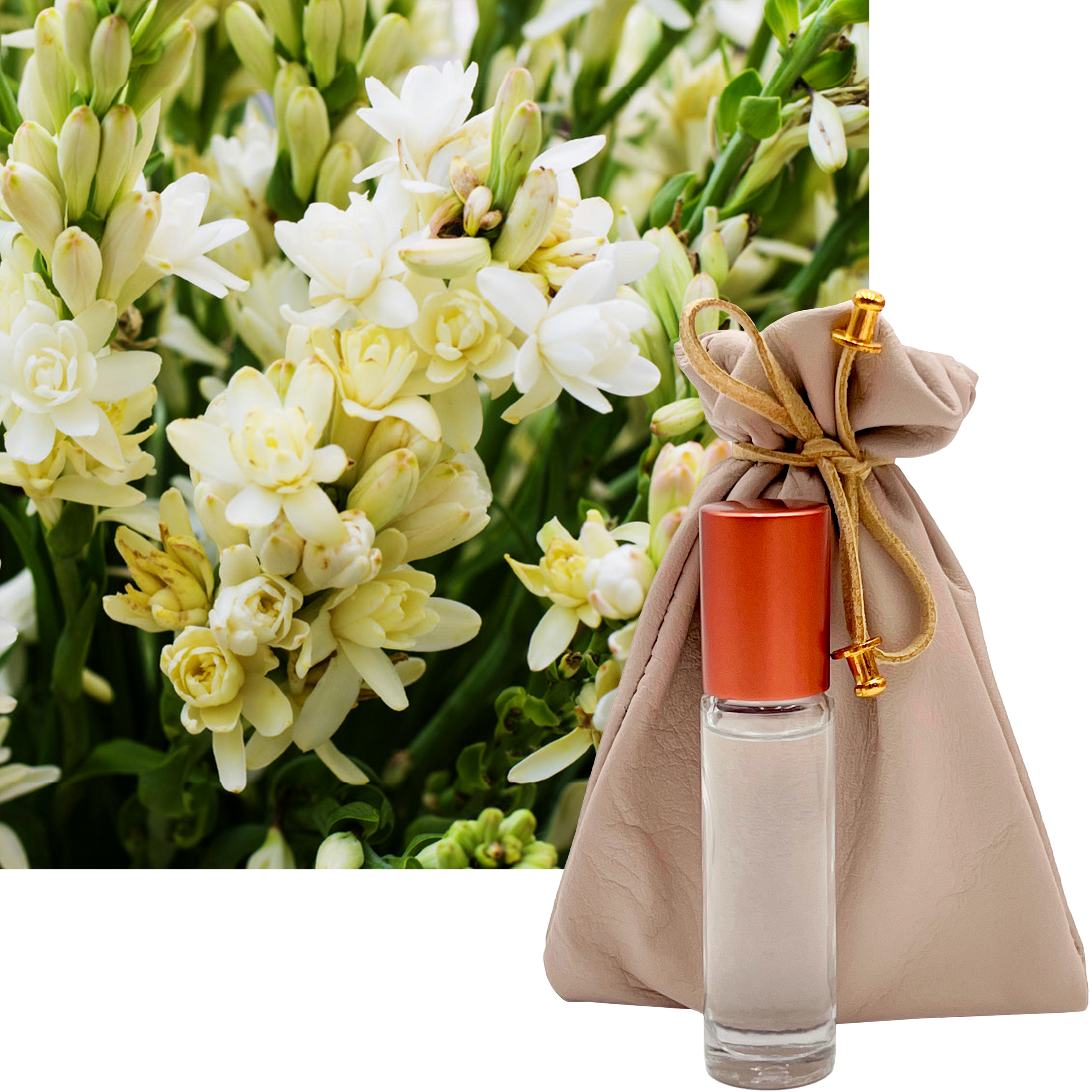 Tuberosa French Perfume 10ml. Roll-On